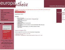 Tablet Screenshot of europaethnica.at